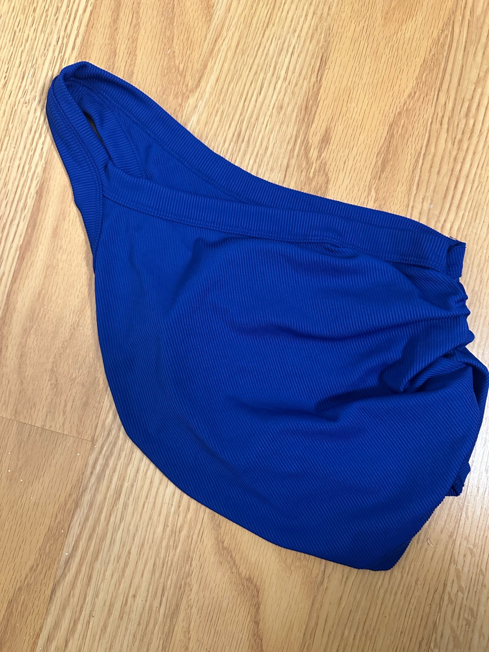 Electric Blue One-Shoulder  Top